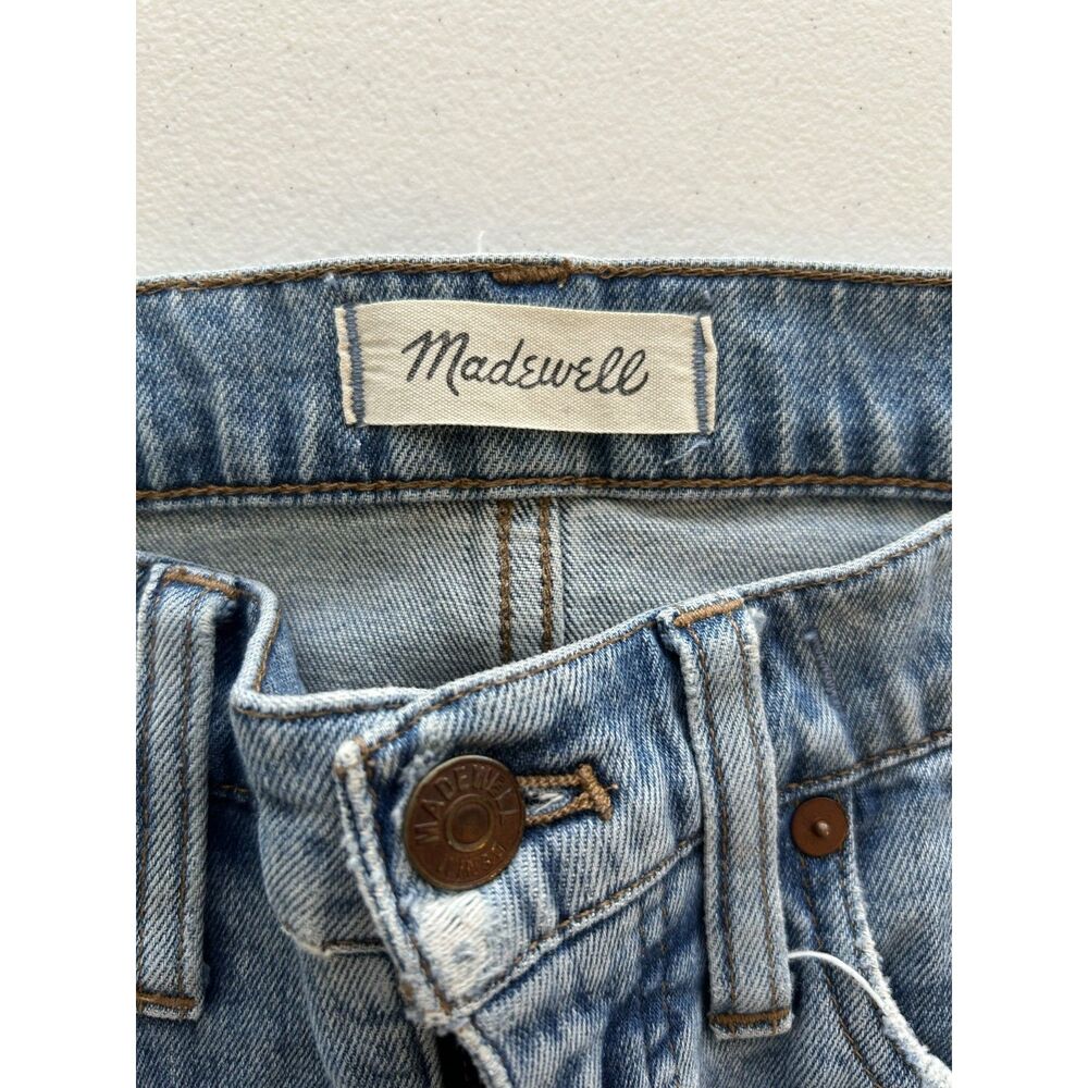Madewell Slim Demi-Boot Jeans Light Wash Size 25 High Rise - Picture 3 of 13